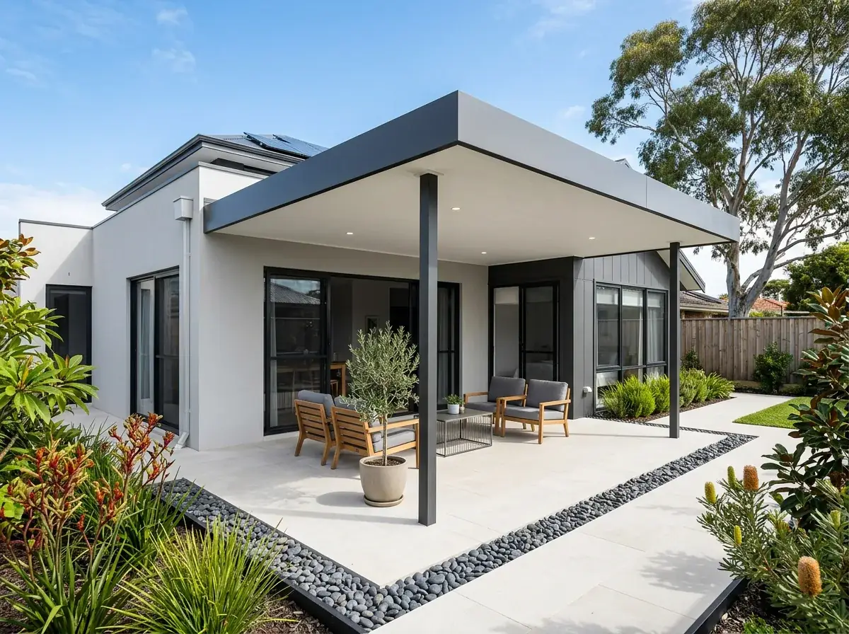 Flat Patio Installation built in Perth